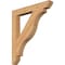 Ekena Millwork Funston Slat Smooth Bracket, Western Red Cedar, 3 1/2"W x 28"D x 32"H BKT04X28X32FST06SWR - alternate 1